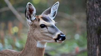 Obraz premium Close-Up of a Deer