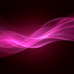 Pink Wave Abstract Dark Background.