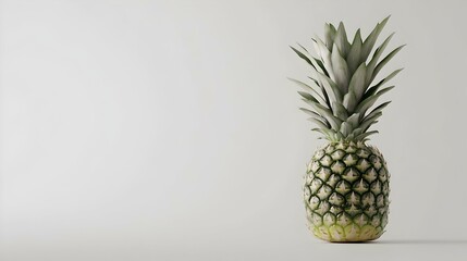 Fresh Pineapple Isolated on White Background