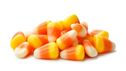 Halloween Candy Corns isolated on white