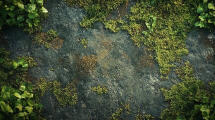 Moss and Stone: A Verdant Texture