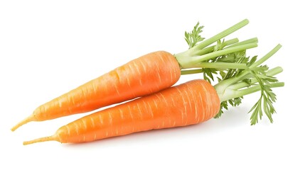 carrot isolated on white background clipping