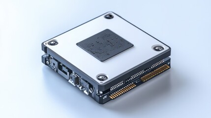 An AI-powered circuit board featuring dynamic, self-adjusting electronic components.