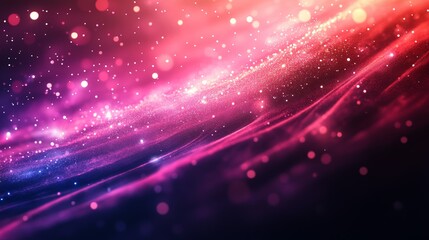 Cosmic Nebula: A Vibrant Symphony of Pink and Purple Hues