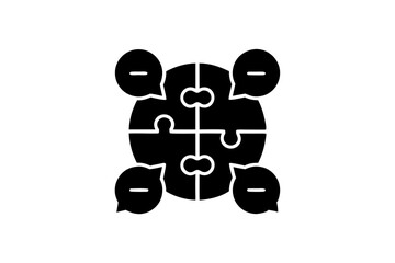 creative details Real-time Collaboration Icon vector illustration