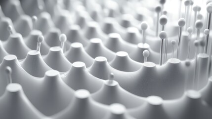 Obraz premium A close-up of microfibers in a synthetic textile, showcasing advanced material science in fabric development.