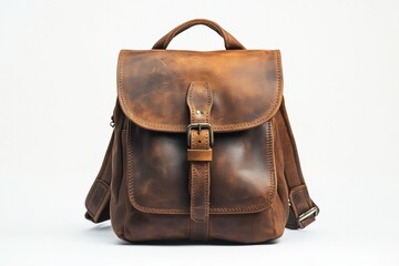 Crafted leather backpack perfect for urban explorers seeking style and durability in their daily adventures