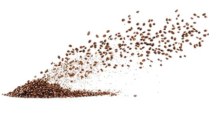 Naklejka premium Chia Seeds Isolated on White Background