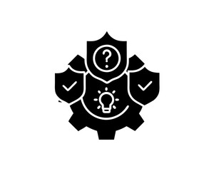 creative details error handling workflow icon vector illustration