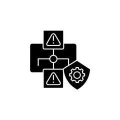 creative details error handling workflow icon vector illustration