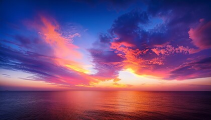 Obraz premium colorful sunset sky