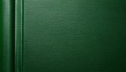 green geltex clothbound book cover with canvas like texture