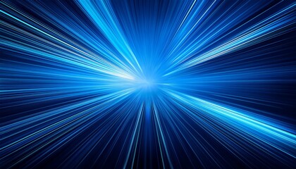 Fototapeta premium blaue strahlen als hintergrund