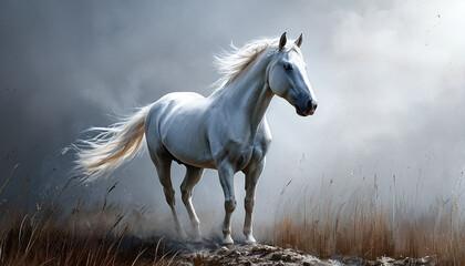 horse in the field