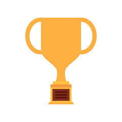 Vector image of water trophy icon with white background