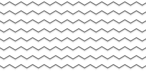 Seamless pattern. Zigzag lines background. Jagged stripes motif. Geometric waves ornament. Curves image. Linear backdrop. Digital paper, textile print, web design.