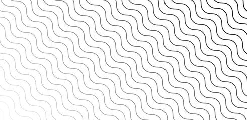 Abstract white background from lines. Wavy line drawing. Vector Illustration