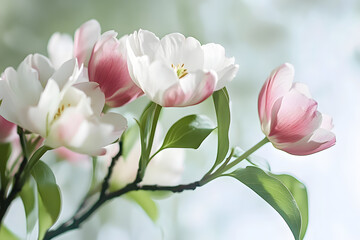 Fototapeta premium fleurs printemps