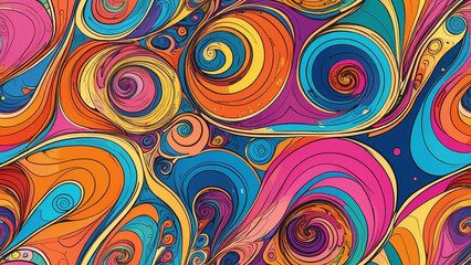 abstract seamless pattern with circles