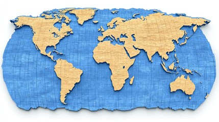 World map, 3D relief, textured, geography, educational, background