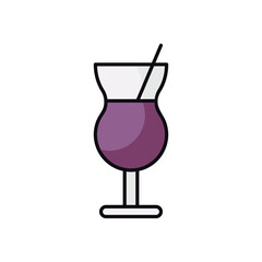 Pi�a Colada vector icon