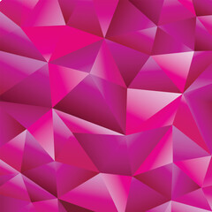 Fototapeta premium Polygonal rainbow mosaic background. Abstract low poly vector illustration. Triangular pattern, copy space. Template geometric business design with triangle for poster, banner, card, flyer.
