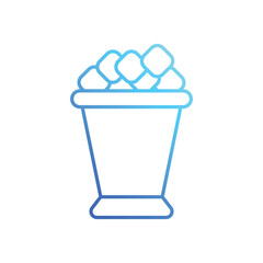 Mint Julep vector icon