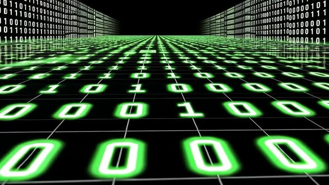 Digital Corridor: A Journey Through Binary Code
