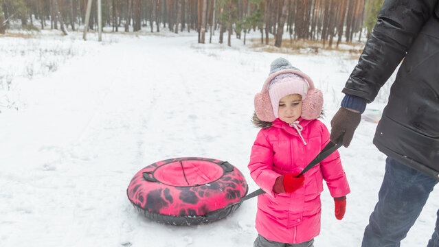 girl, preschool, white, child, play, snow, walk, outdoors, laught, forest, fun, portrait, smile, hat, pink, shovel, warm, clothes, winter, season, lifestyle, day, one, people, person, nature, kid, puf