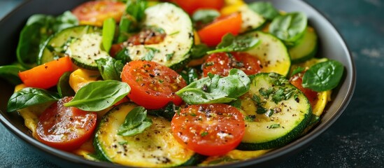 Delicious Summer Zucchini and Tomato Salad Recipe