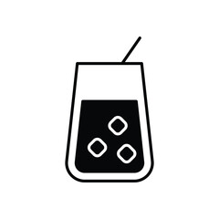 Iced Latte vector icon