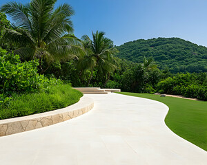 Serene Tropical Pathway