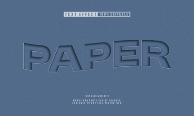 Editable paper text effect with a simple, clean design. Ideal for minimalist projects, stationery, and branding.