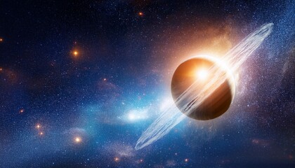 Fototapeta premium deep space pulsar banner