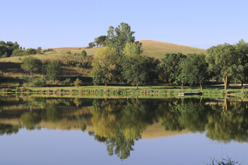 Summer reflections on the Lake