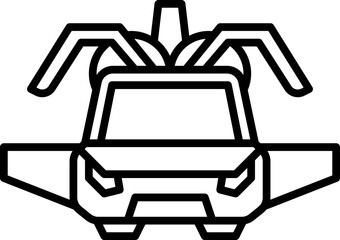 Flying car icon