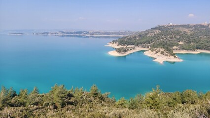 Seyhan Lake, also known as Seyhan Dam Lake, in Adana, is renowned for its unique turquoise waters...