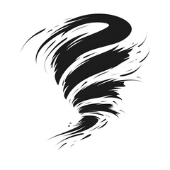Whirlwind of Power: A dynamic depiction of a powerful tornado, rendered with expressive brushstrokes, showcasing the raw force and swirling motion of this awe-inspiring weather phenomenon.