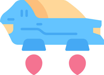 Flying car icon
