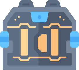Futuristic door icon