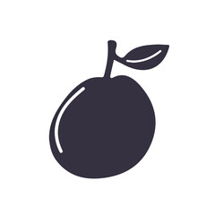 Mango Icon | Minimalist & Elegant Flat Design.
