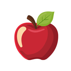 Velvet Apple Icon – Vector Illustration of the Smooth and Unique Fruit
