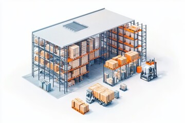 Ai algorithm optimizing warehouse storage systems by predicting space usage and inventory movement