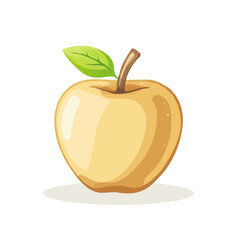 Wood Apple Icon – Vector Illustration of the Unique Tropical Fruit
