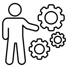 Business Solution  Icon Element For Design