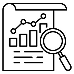 Data Analysis  Icon Element For Design