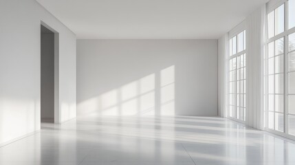 Obraz premium Empty Room with Sunlight