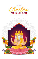 Happy Kanakadasa Jayanti Background with elegant gradient concept
