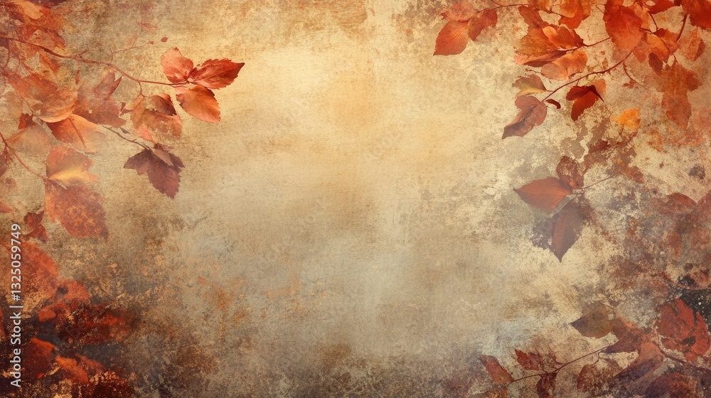 Poster Exploring warm earth tones in bohemian backgrounds with organic patterns and textures perfect for artistic inspiration and design elements