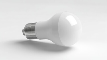 A high-efficiency LED spotlight bulb, white background